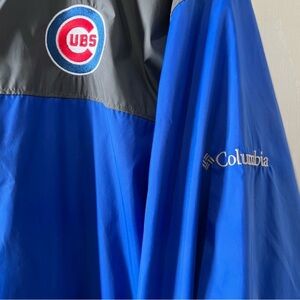 Columbia CUBS Blue and Gray Windbreaker Jacket